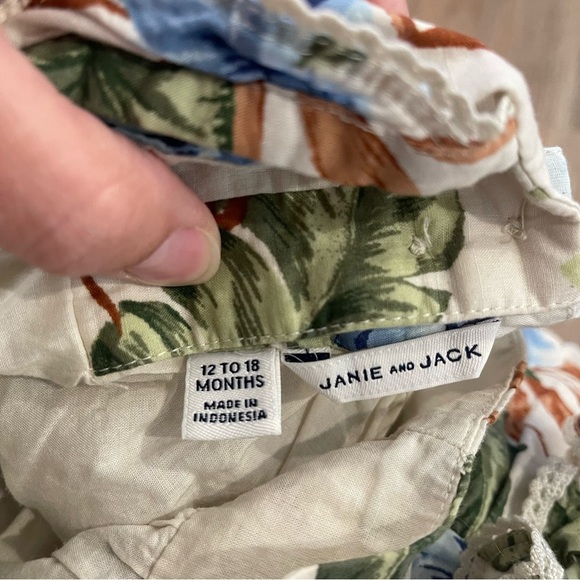 Janie And Jack Swimsuit And Dress Bundle Baby Girl 12 18 24 Months Floral Beach - Picture 7 of 12